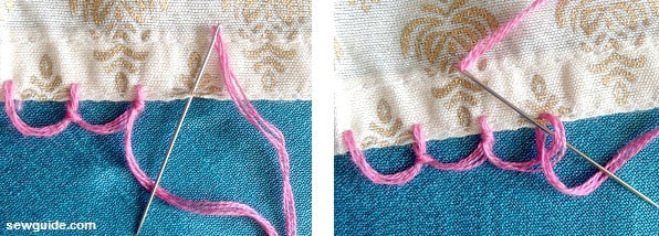 how to do a braided stitch on the hem