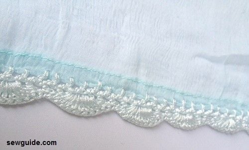 crotchet hem used as hemming stitches