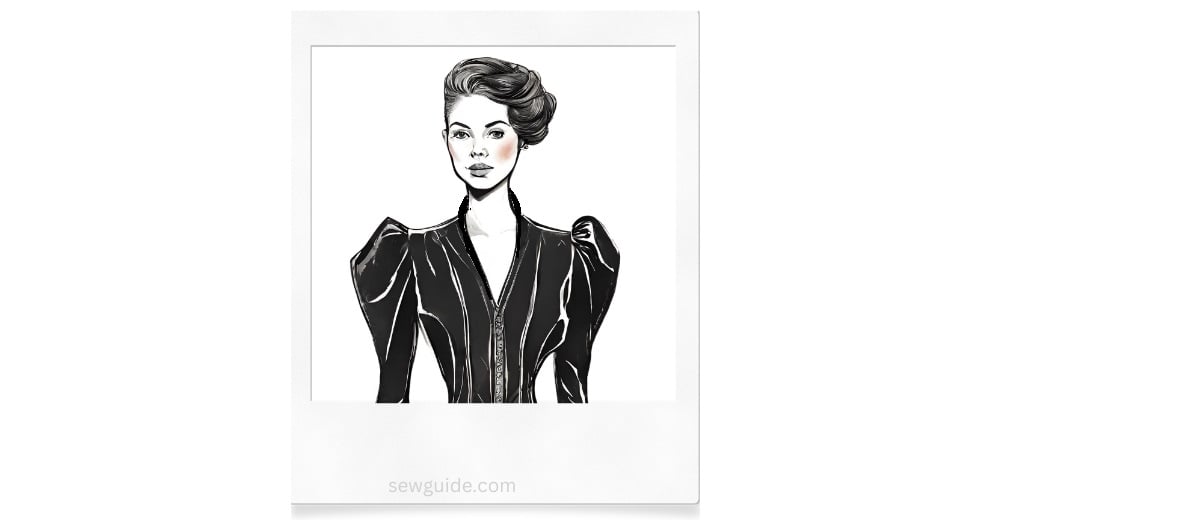 high neckline queen anne neckline