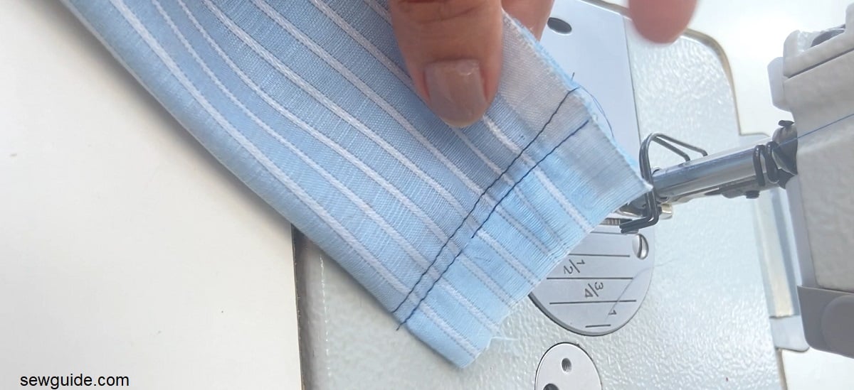 the new stitching line