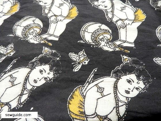 indian fabric patterns -kalamkari prints