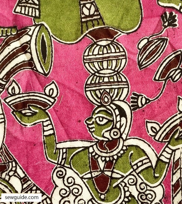 diyas as motifs in indian fabrics