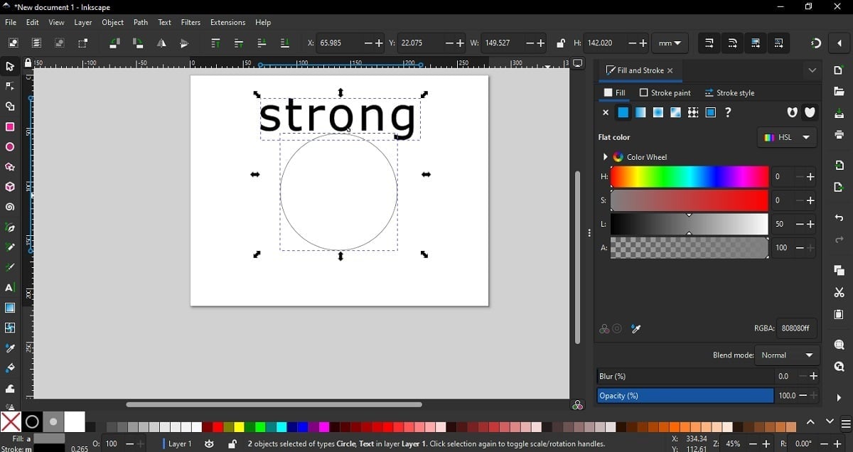 Add shape to letters