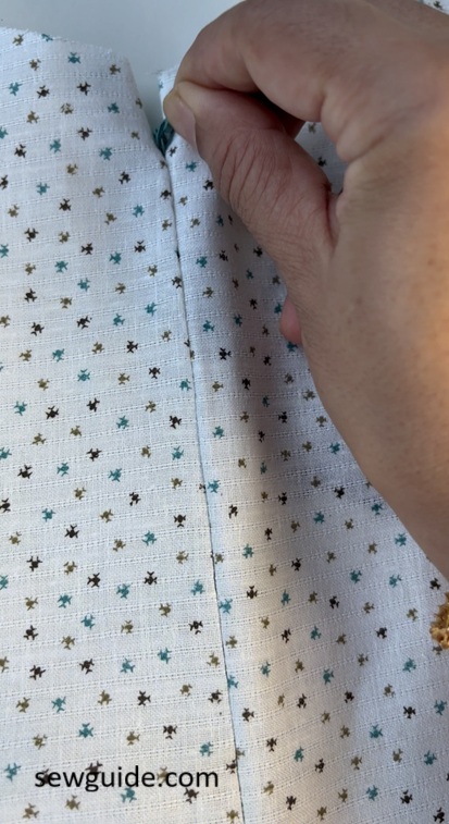 inserting invisible zipper