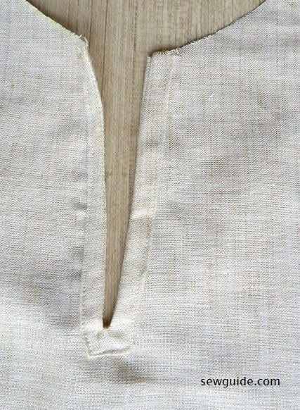 bind the slit of the top