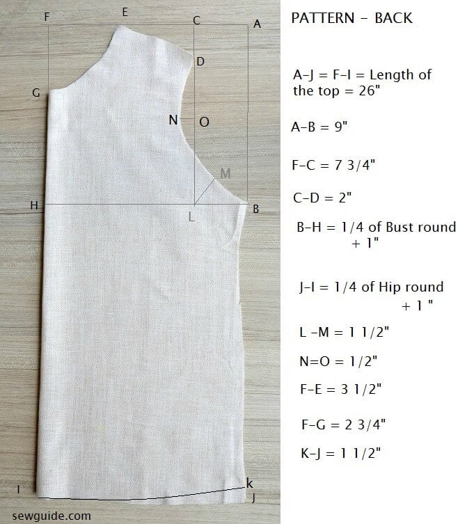 top sewing pattern