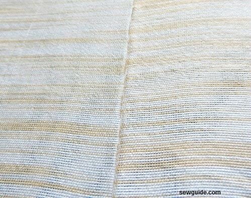 ladder stitch makes the seam look seamless