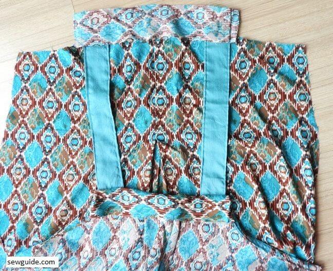 keep the facing on top