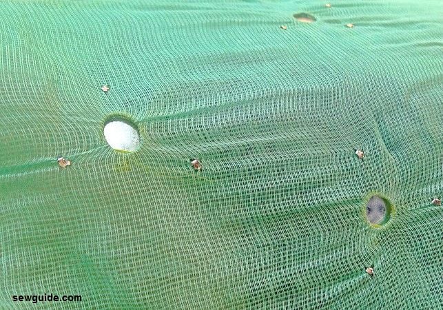 mirror work done without outside stitches