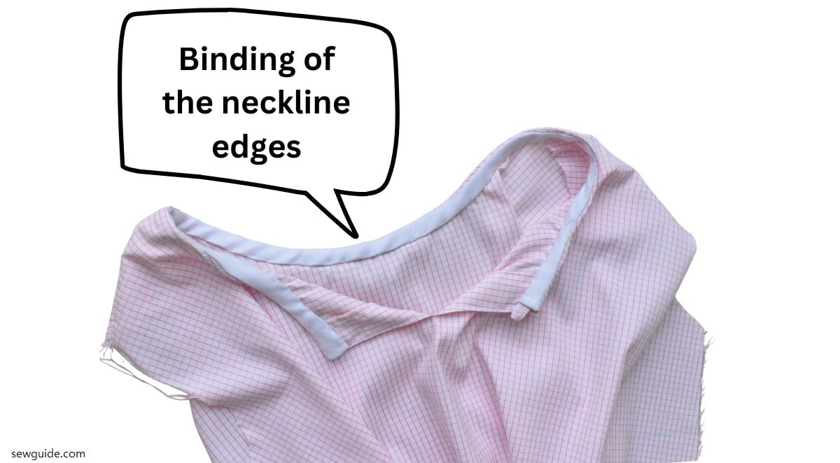 neckline binding
