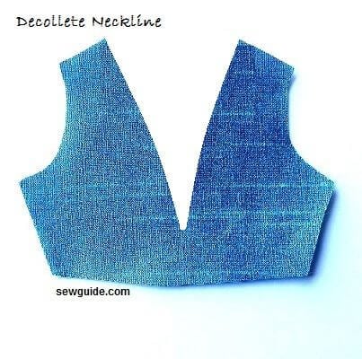decollete neckline 