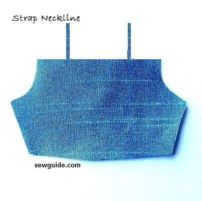 strap necklines for dress neck designs 