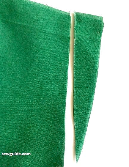 cut off the marked slash