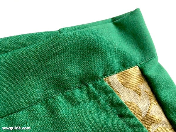 waistband joined together