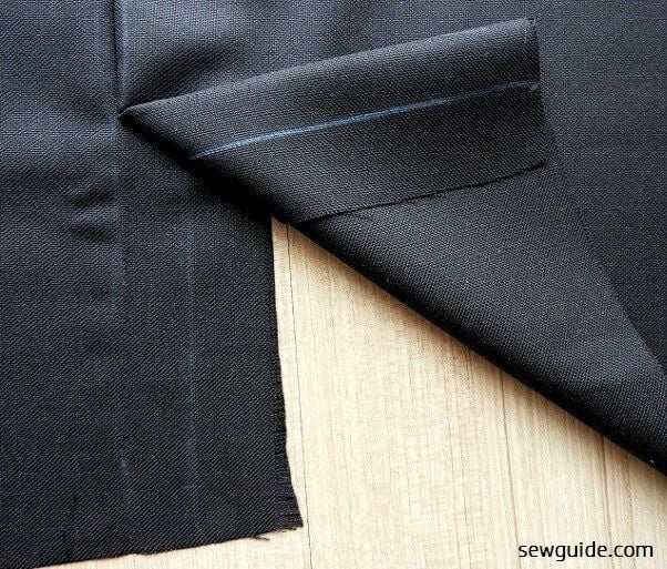 stitch to the back panel