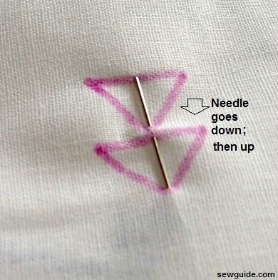 textured background hand embroidery stitches