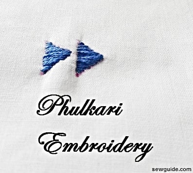 Phulkari embroidery work