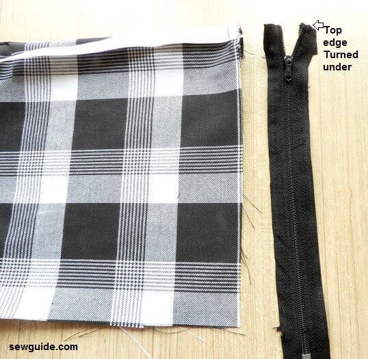 add a zipper to the side