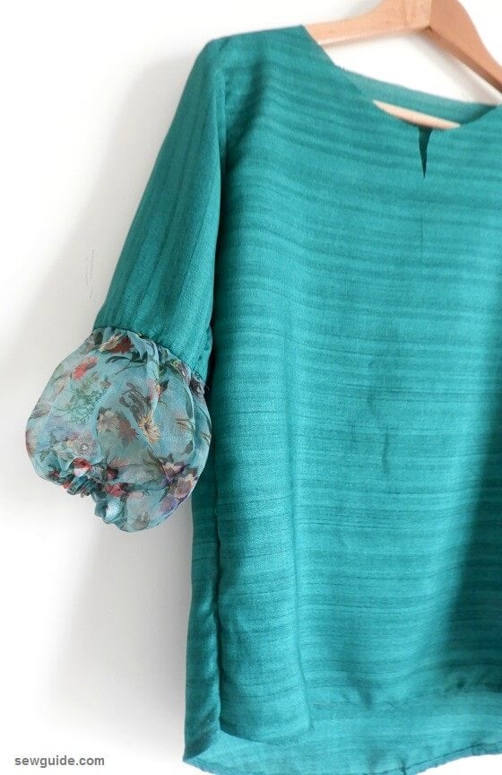 sew the sides of the top