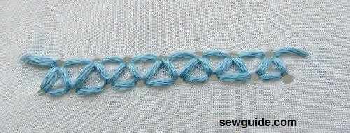 pulled thread stitches