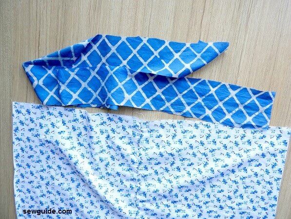 sew a band over the top edge as a casing