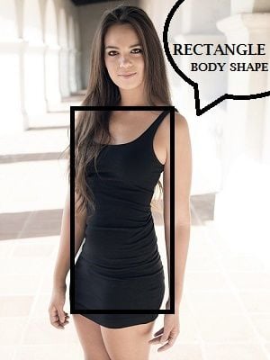 rectangular body shape