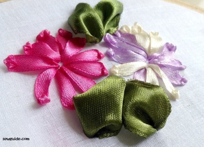 ribbon embroidery flowers