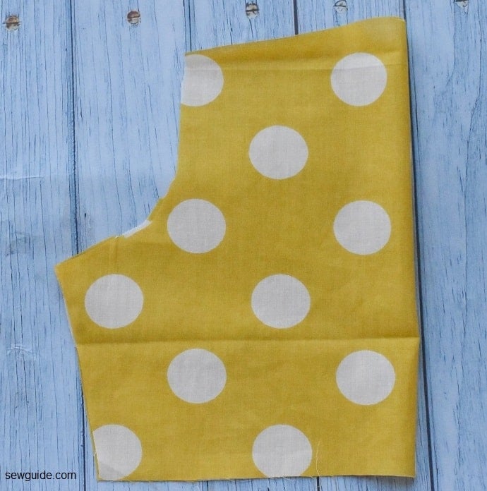 bodice for the ruffled dress