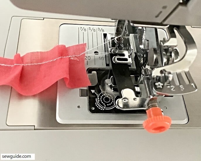 wider ruffles with ruffler foot