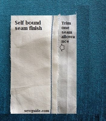 how to sew a self bound seam