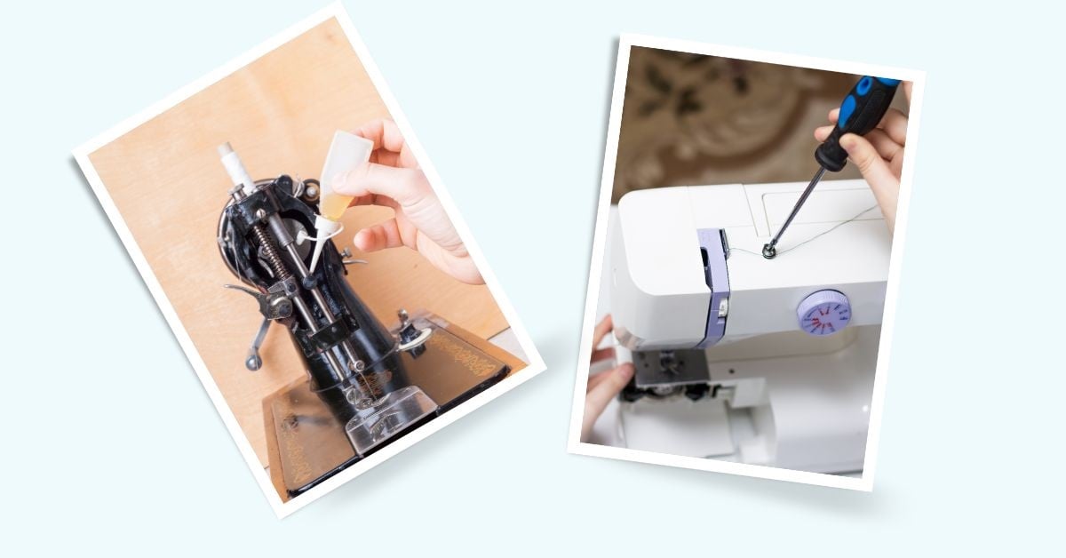 sewing machine maintainence.