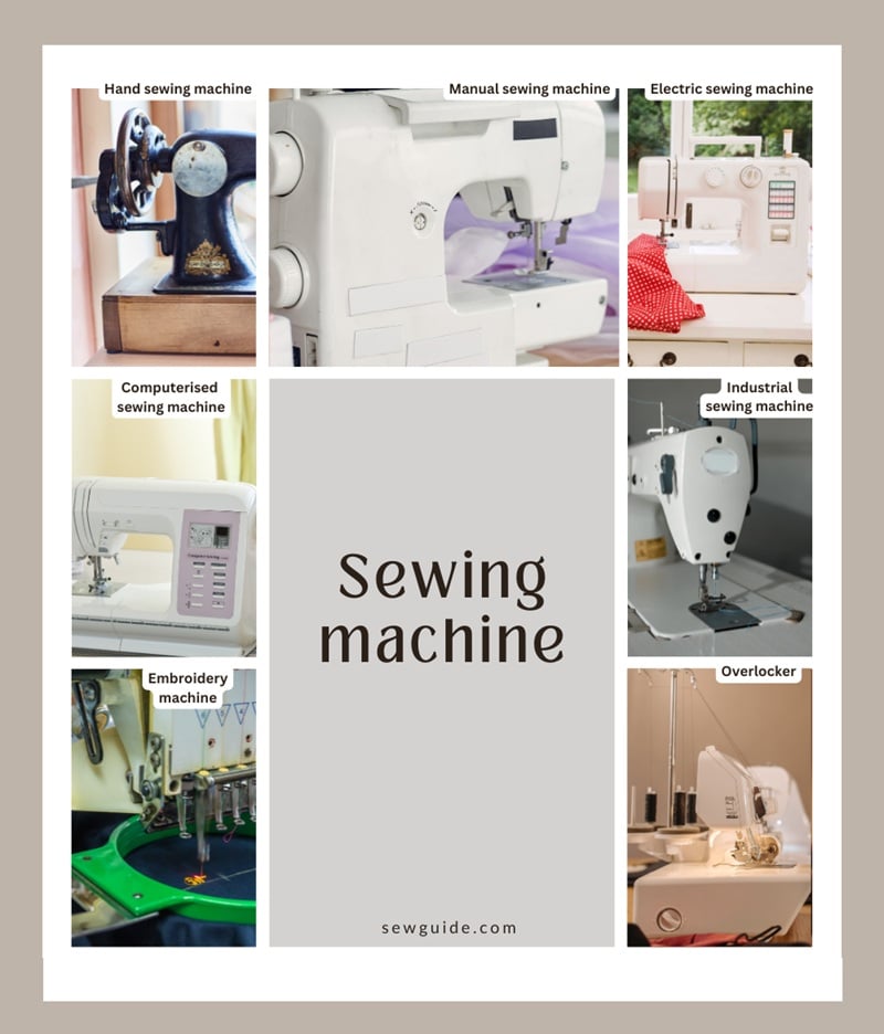 what are the different types of sewing machine