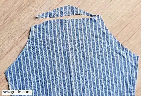 Cut off the triangle shaped top