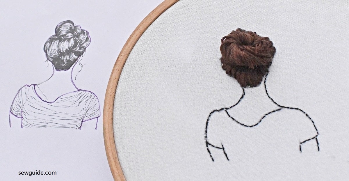 silhouette embroidery