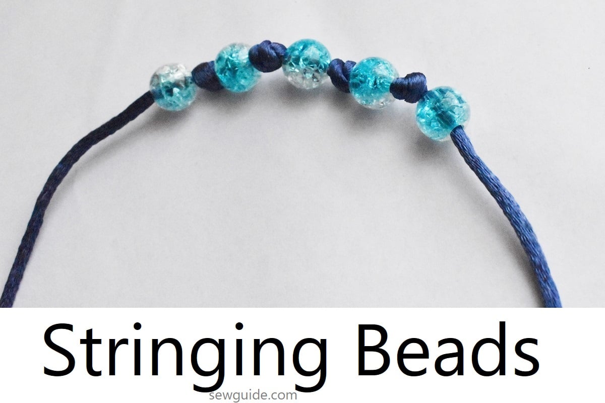 beads strung on a cord