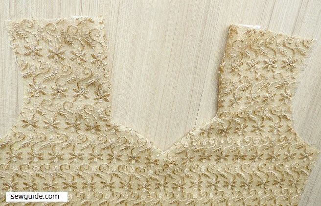 Turn the facing to the back