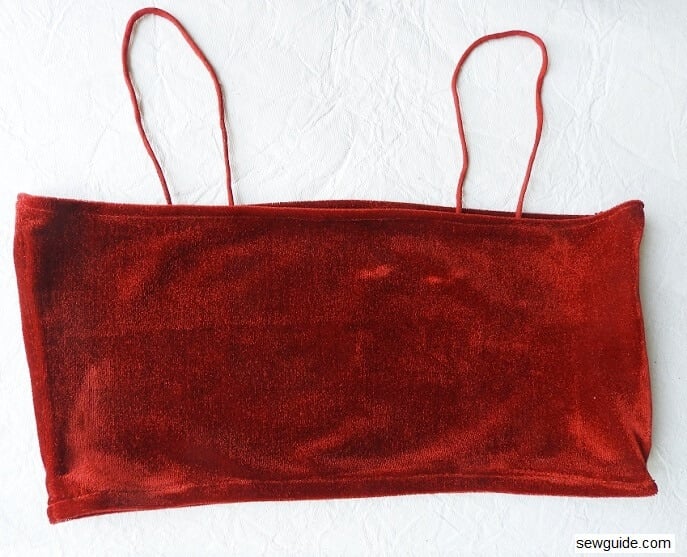 tube top diy sewing tutorial