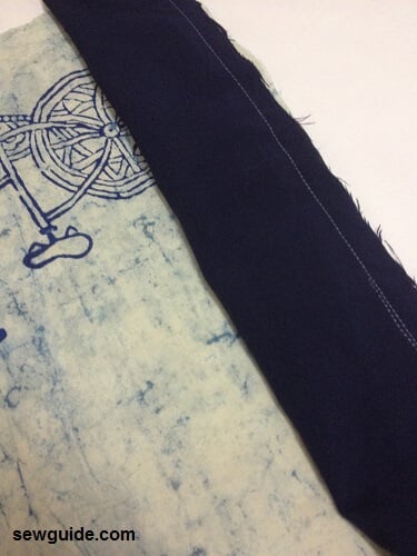 sew the hem of the tunic