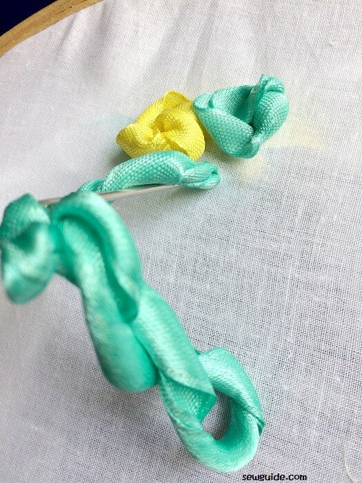 silk ribbon embroidery flowers
