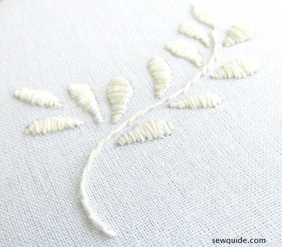 white work embroidery
