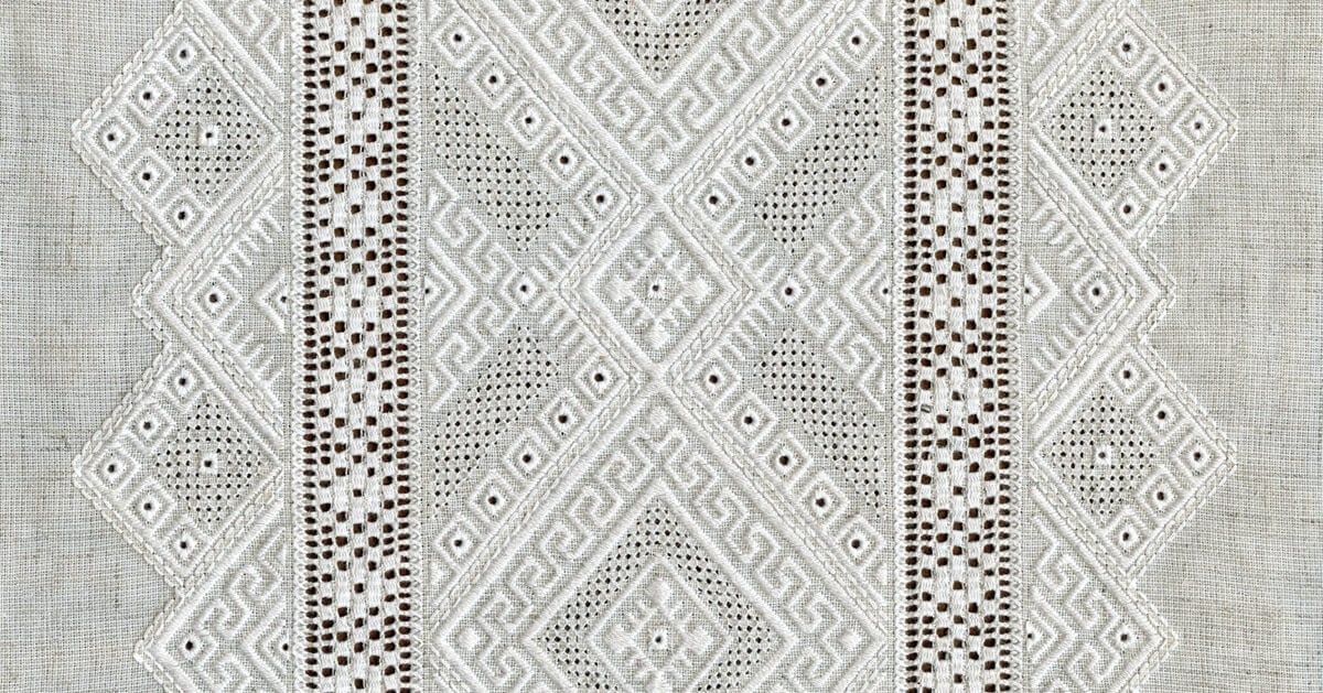 white work embroidery