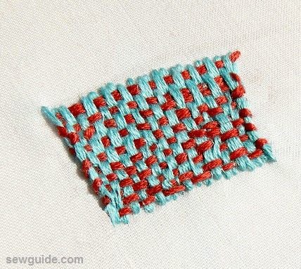 textured background hand embroidery stitches