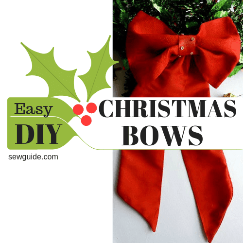 how to tie a christmas bow