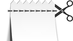 pinked edge seam finish