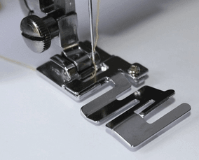 elastic stitching presser foot
