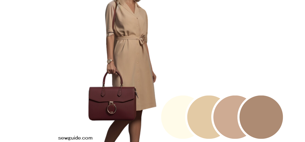 burgundy and beige color combination