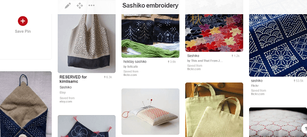 sashiko pinterest board