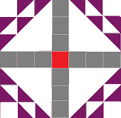 Dove in a Window - Quilt Block