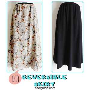 skirt which is reversible