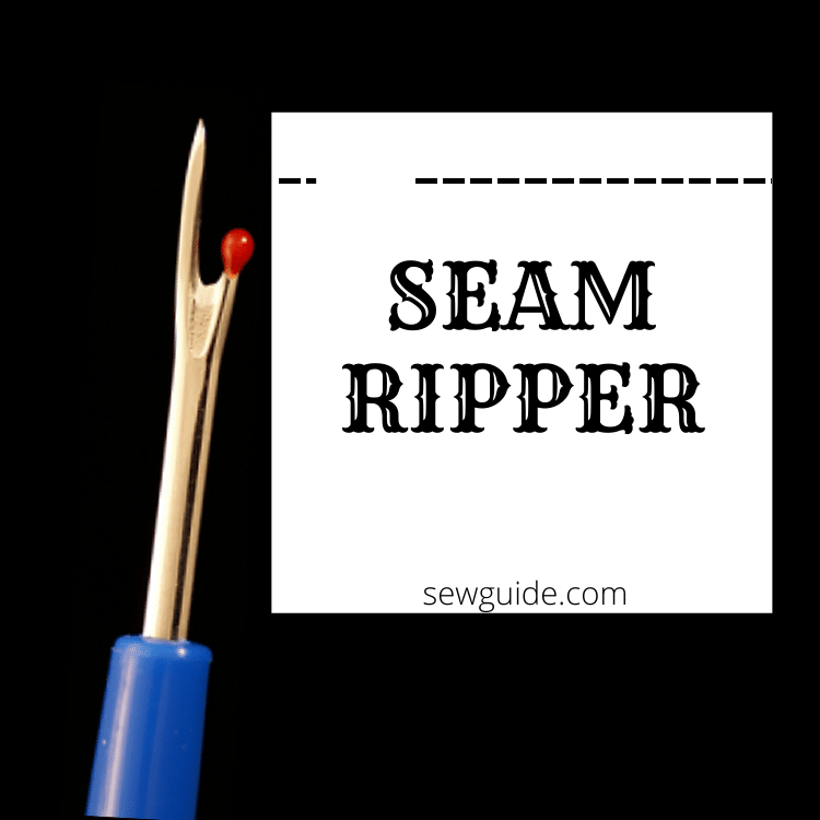 how to use the seam ripper tool